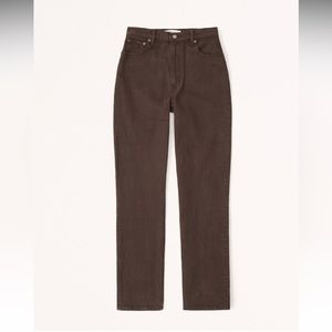 Abercrombie & Fitch Ultra High Rise 90’s Straight Curve Love Jeans - size 32/14R